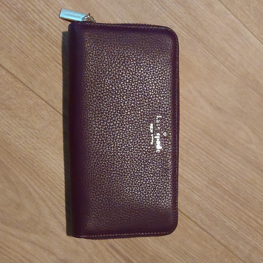 Kate Spade Deep Purple Zip Wallet